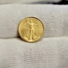 1996  US  Gold Eagle 1/10 oz $5 Nice Coin Unc...