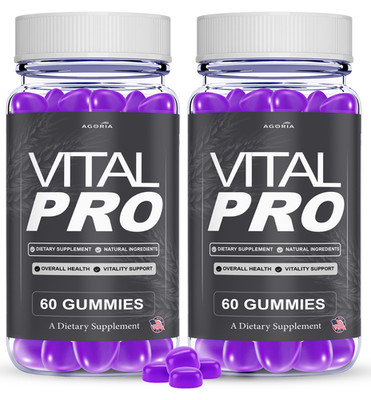 (2 Pack) Vital Pro Advanced Male Health Support Supplement VitalPro Gummies