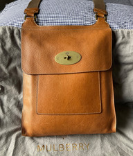 VGC Mulberry LARGE ANTONY Messenger Bag in OAK NVT Leather & Dustbag