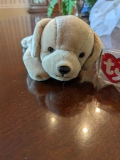 TY Beanie Babies - Fetch the Puppy 1997 - Pristine Condition