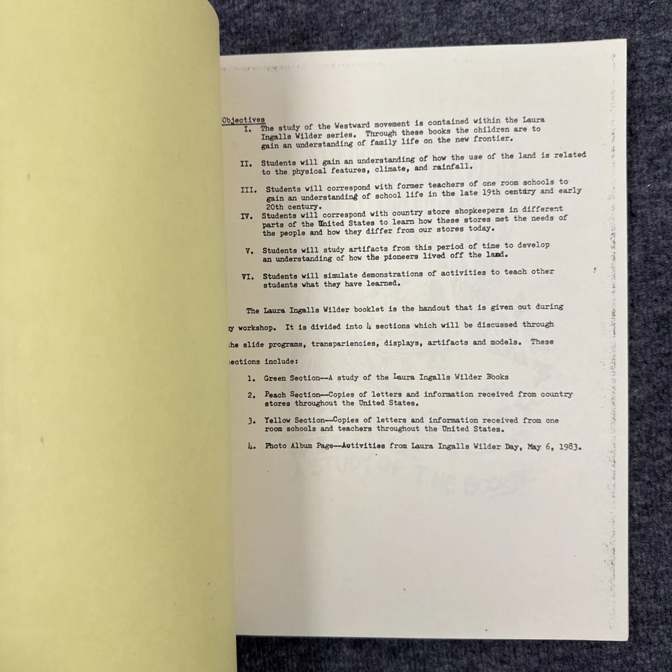 Let's Pioneer w/ Laura Ingalls Wilder by Judy Morgan A Study of the Books, Rare - Image 4 of 4