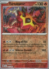TURTONATOR 25/142 Common Stellar Crown Pokemon Reverse Holo Near Mint