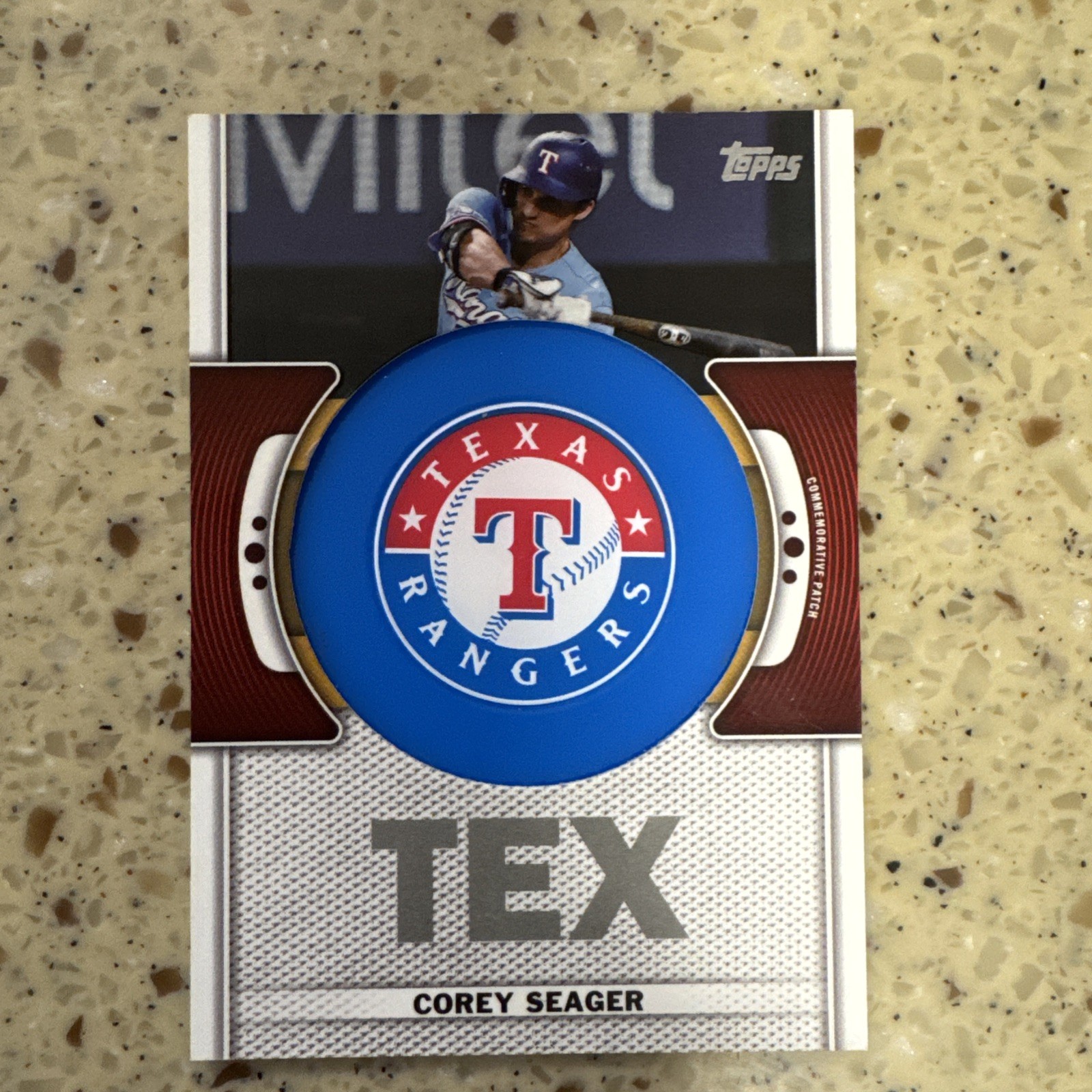 2023 Topps Series 1 - Team Logo Commemorative Patches Corey Seager #TLP-CS