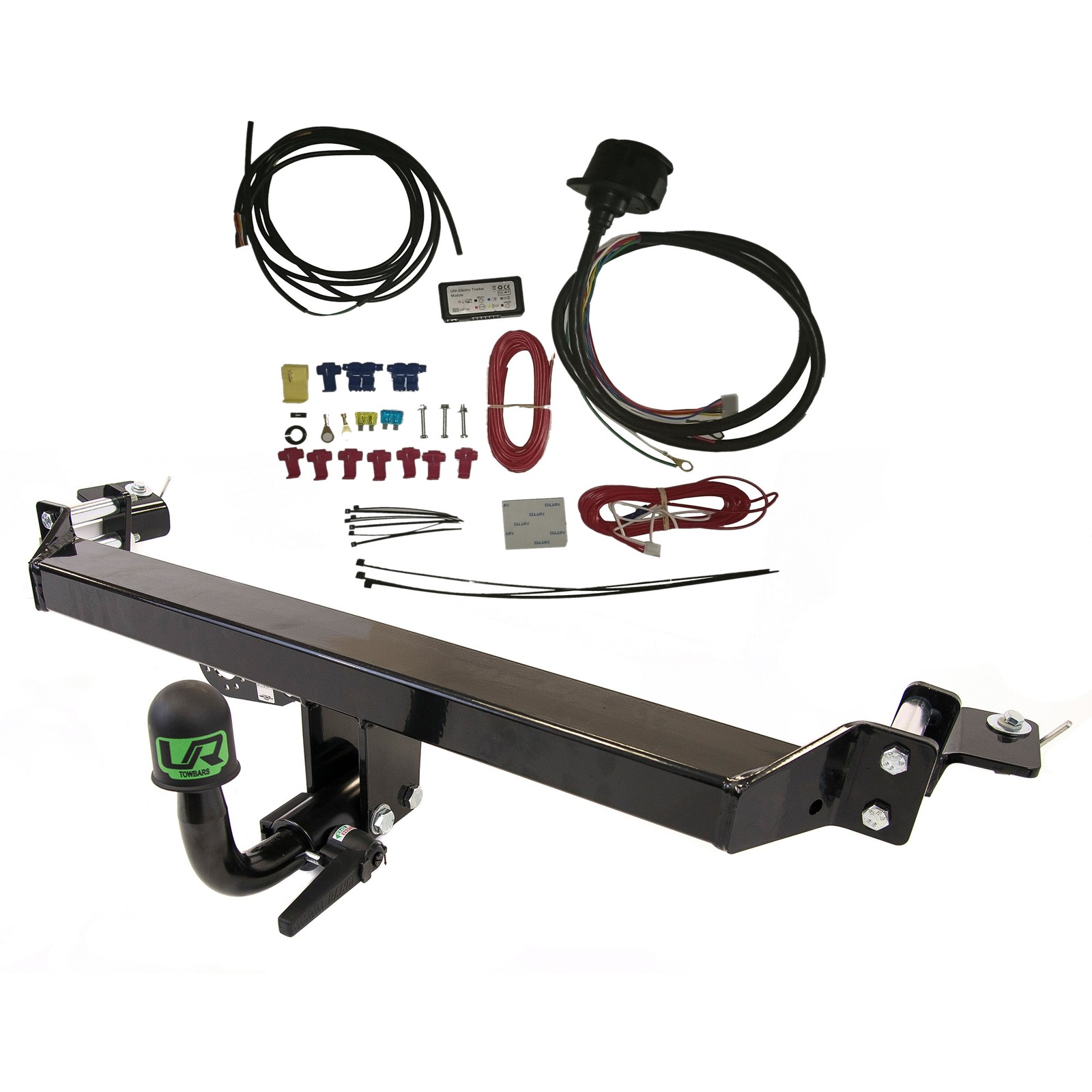 Horizontal Detachable Towbar + 13P C2 Wiring Fits Audi Porsche Q5 MACAN 02029/C