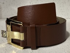 Anne Klein Wide Belt Lion Face XL 40 in.