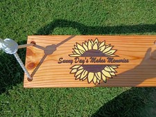 Handmade custom tree swing