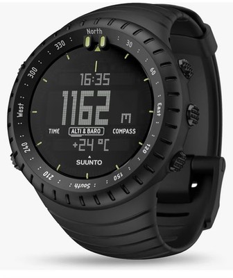 Suunto Core Digital Wristwatch Black Altimeter Barometer Compass 30m