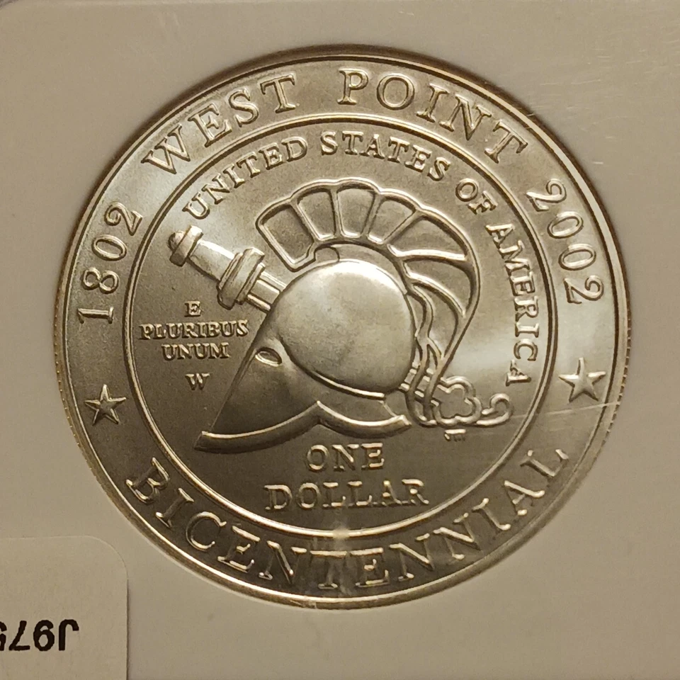 2002 W West Point Bicentennial Commemorative Silver Dollar - NGC MS 69 - Image 4 of 4