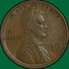 1916 Lincoln Wheat Cent Extremely Fine XF Coin #35079