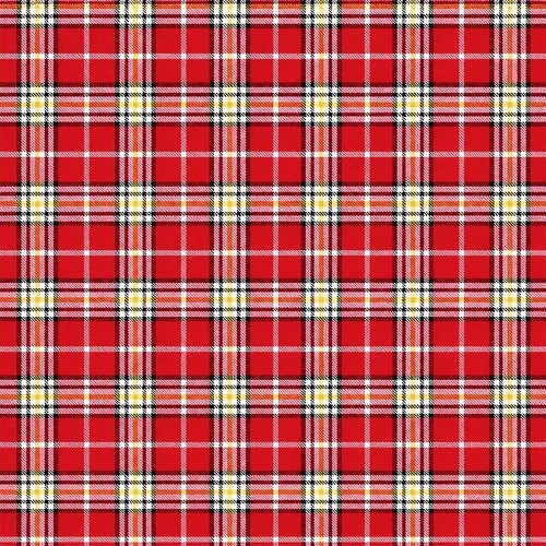 Shenandoah Red Plaid Fleece Fabric - 60" Wide - Sold by The Yard - product listing photo