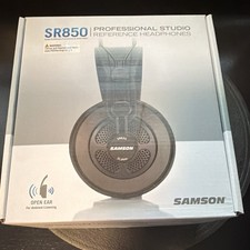 Samson SR850 Open-Back Studio Headphones 32 Ohm 50mm Wired 1/4in Black