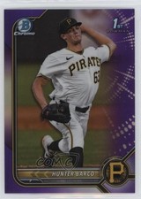 2022 Bowman Draft Chrome Purple Refractor 148/250 Hunter Barco #BDC-103 e6p