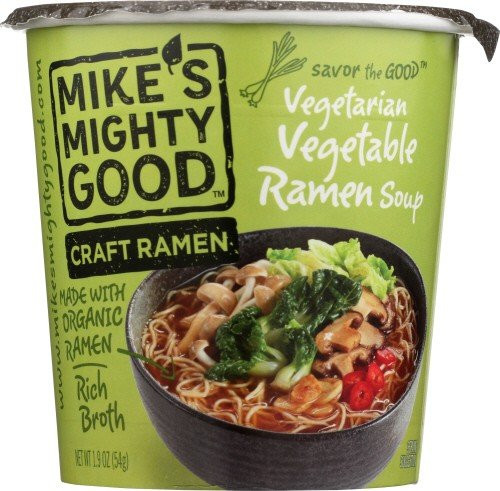 Mikes Mighty Good Craft Ramen Вегетарианская овощная органическая упаковка 1,9 унции