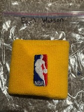 GAME USED WORN NBA BASKETBALL WRISTBAND EARL WATSON