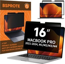Privacy Screen for MacBook Pro 16 Inch 2021-2024, M1, M2, M3, M4 , Anti-Spy Fil