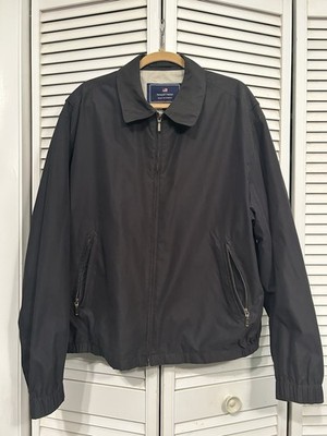 Vintage Newport Harbor Men s Jacket Brown Size XXL Long. Lined Full Zip Front