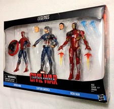 Gorra Marvel Legends Guerra Civil Spider-Man Iron Man Target exclusiva nueva y sellada