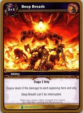 2006 Deep Breath 9 Uncommon World of Warcraft WOW TCG