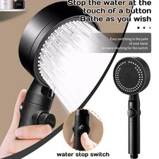 High-Pressure Shower Head, Multi-Functional Hand Held Sprinkler With 5 Modes New