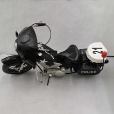 MOTORCYCLE POLICE Tin Toy