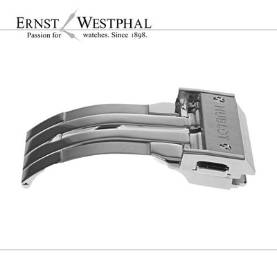 HUBLOT genuine steel deployment clasp für rubber straps for Big