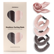 Heatless Hair Curler Set 4PCS Velvet Overnight Blowout Rods for Heatless Curls