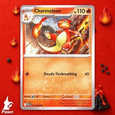 Charmeleon 12/94 Phantasmal Flames Common Pokemon TCG Card Game NM Art Uninori