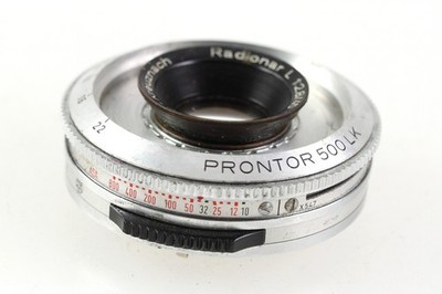 Schneider-kreuznach Radionar L 1:2.8/45mm - Prontor 500 Lk Closure for Adox