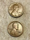 1921 P S Lincoln Wheat Penny 2 coin Set FREE SHIPPING.