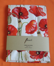 1x Corredor de mesa Amapola 40x150 cm Ambiente 100% algodón Mantel Amapola vie