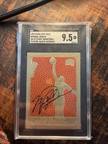 Jordan 1997 Fleer Jordan Gold