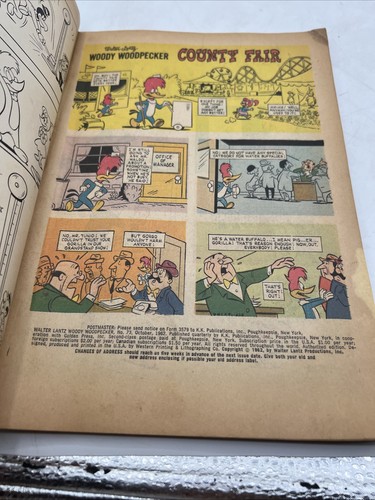 Lot Of 8 Gold Key Walt Disney Comics, Woody Woodpecker,Pink Panther + 2 Whitman - Picture 23 of 24