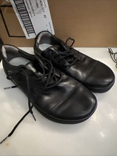 LEMS Nine2Five Unisex Black Leather Oxford Shoes Men's 9 Women's 10.5