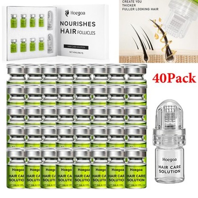 40PCS Microneedle Infusion Hair Regrowth System Advanced Hair Growth Treatment