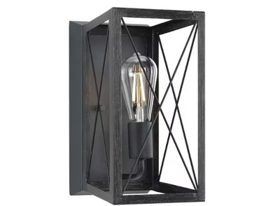 Progress Lighting Briarwood Collection 1-Light Cerused Black Oak Wall Sconce