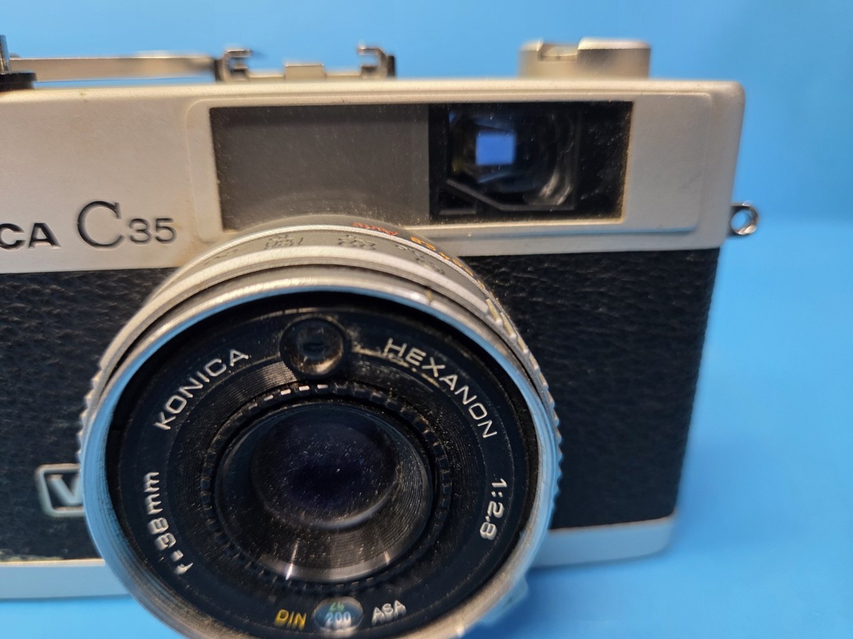 KONICA　C35 flash matic　38mm F2.8　NO335 Konica C35 Flash matic Rangefinder Film Camera 38mm f/2.8