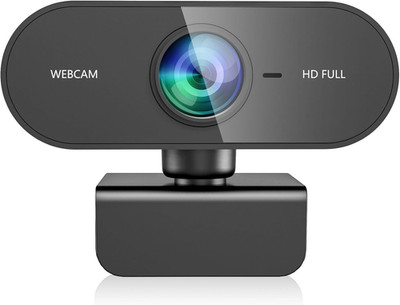 Webcam PC mit Mikrofon, Web Cam Full HD 1080P 30FPS USB PC Kamera, Rotation von