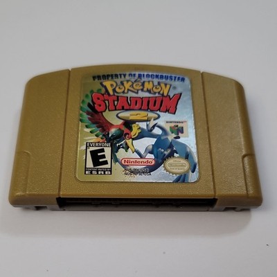 Pokemon Stadium 2 Nintendo 64 N64 Cartridge Only  Tested Authentic Blockbuster