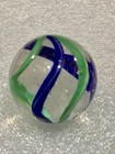 Gorgeous Handmade Contemporary Swirl Marble, 0.77” Mint — photo 2