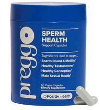PREGGO O-Positive Sperm Health Boost Capsules   60 Count, US Made
