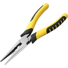 8-Inch Needle Nose Pliers, Heavy Duty Long Nose Pliers with Wire Cutter,