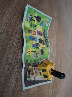 Kinder Joy Minecraft Figur VC322 Ocelot Zip Clip