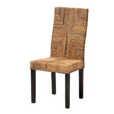 Laymi Natural Seagrass Dining Chair, One Size