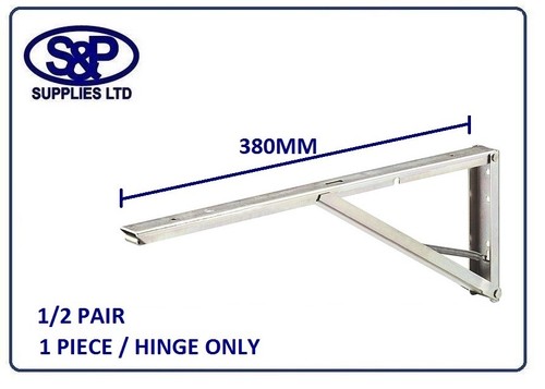 SOPORTE DE MESA DE TRABAJO MESA DE TRABAJO CON BISAGRAS PLEGABLES CON RESORTES HAFELE 287.41.915 - Imagen 4 de 7