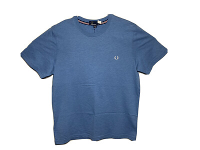 ★FRED PERRY★ Sport Crewneck T-Shirt Tennis Blue AFPM251160 T-shirts FRED PERRY Crew Neck T-Shirt Tennis Blue | Queens