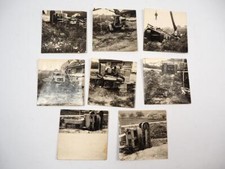 Wypadek koparki Yumbo 8 zdjęć ok. lat 60.