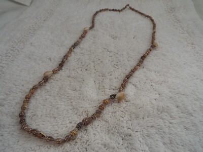 Brown Mini Shell Necklace (H1)