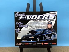 Erica Enders SIGNED 2011 NHRA ZaZa Energy Pro Stock Postcard Handout