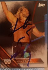 MICHAEL PS HAYES SIGNED WWE WRESTLING CARD WORLD CLASS FREEBIRDS AUTOGRAPH