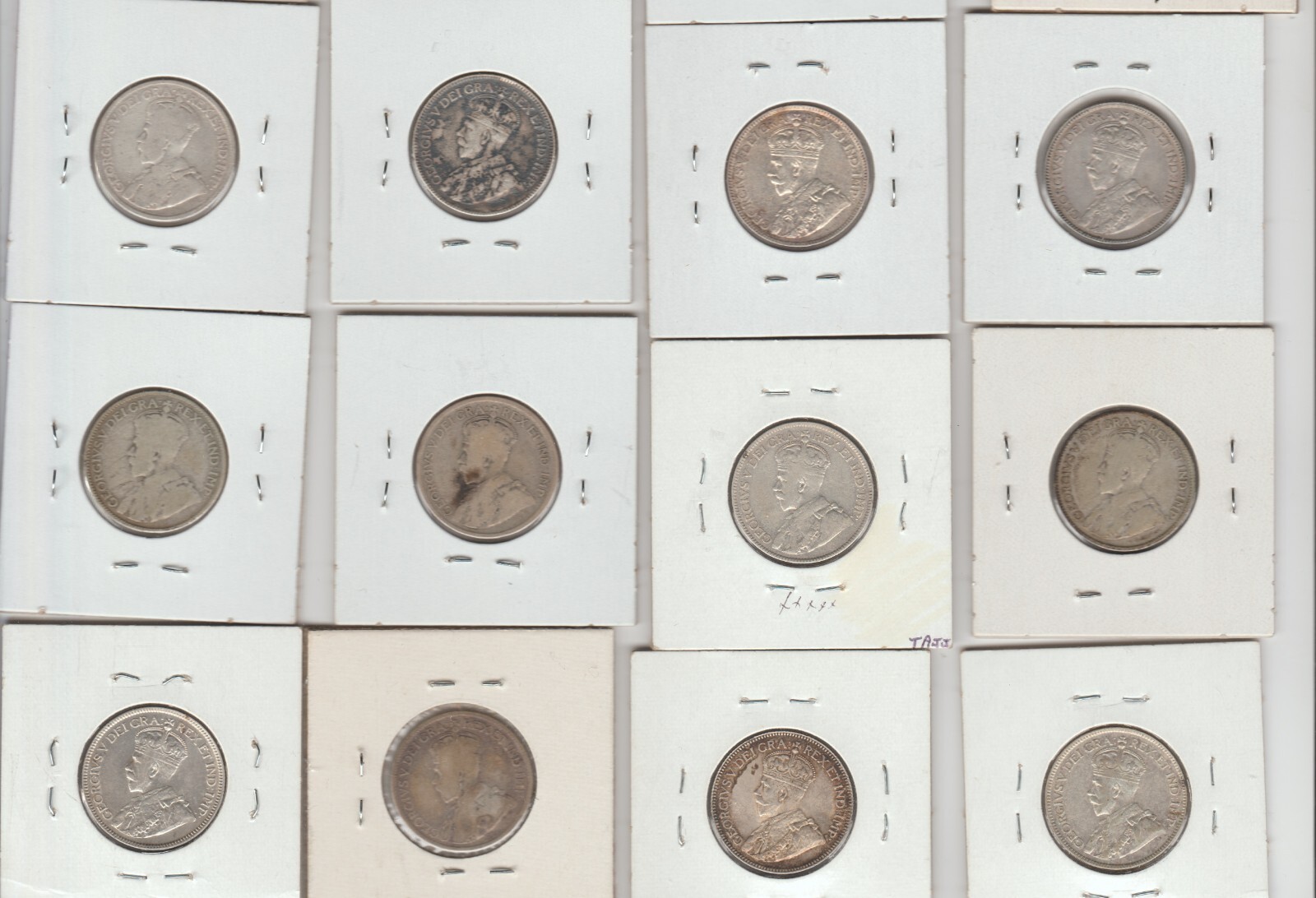 High SILVER content 56 vintage Canada quarters 1872, 1874, early 1900s